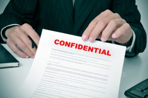 confidential sheet