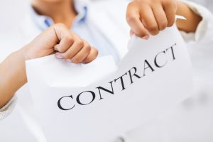 ripping up a contract