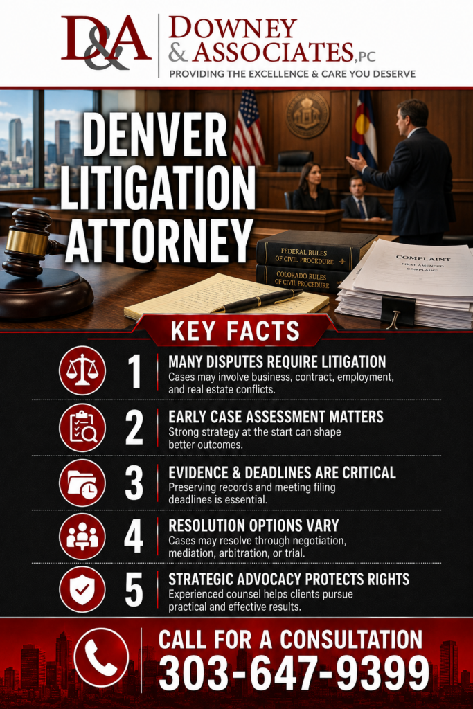 Litigation Attorney Infographic