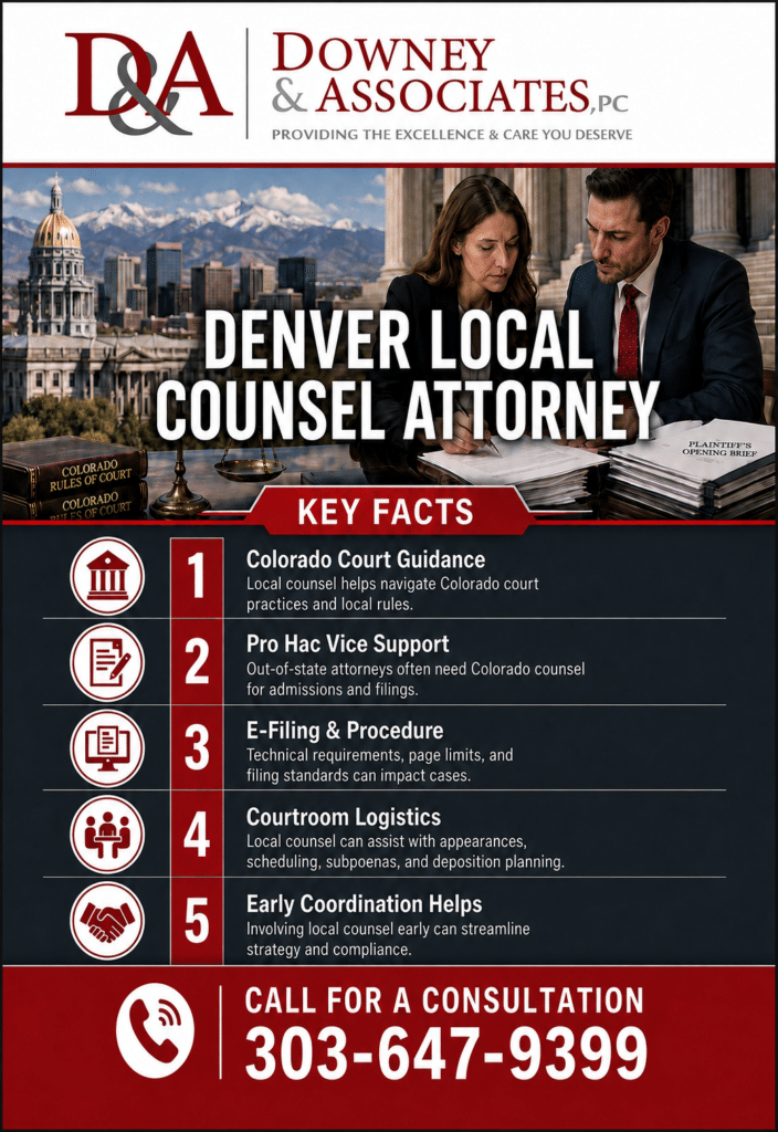 Local Counsel Attorney Infographic