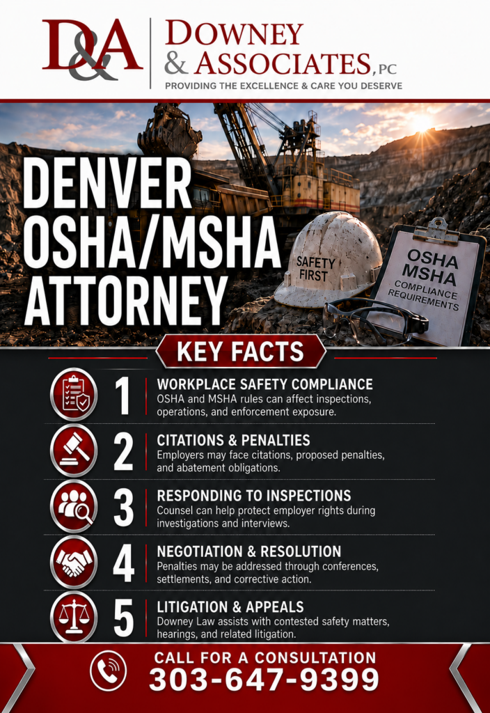 OSHA / MSHA Attorney Infographic
